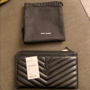 Saint Laurent wallet clutch